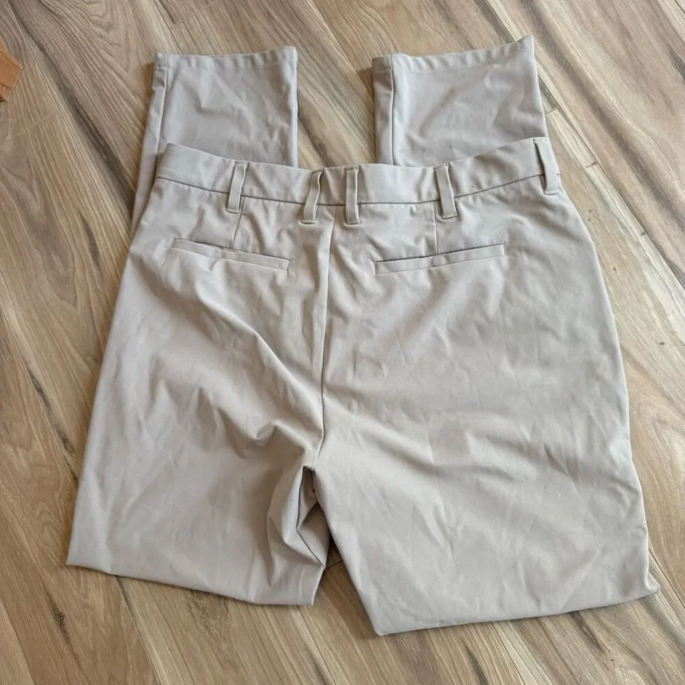 Johnnie-o Cross Country Flex Performance Pant Khaki Golf Chino Size 32/30